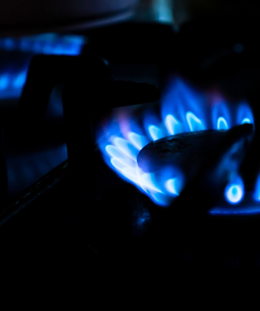 photo of gas burner